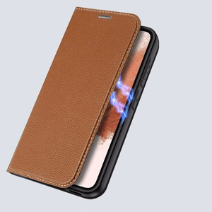 Dėklas Dux Ducis Skin X2 Samsung S916 S23 Plus 5G rudas