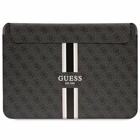 Guess 4G Printed Stripes 14" nešiojamojo kompiuterio dėklas - juodas