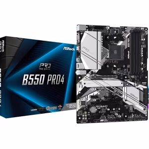 Asrock B550 Pro4 Socket AM4 ATX AMD B550 pagrindinė plokštė
