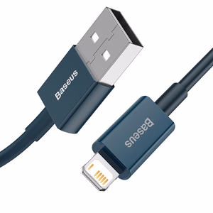 Кабель USB Baseus "Superior" синий Lightning 100 см