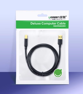 Ugreen USB Type B spausdintuvo laidas (kištukas) - USB 2.0 (kištukas) 480 Mbps 1.5 m juodas (US135 10350)