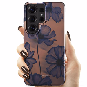 Tech-Protect Lamano MagSafe Dėklas for Samsung Galaxy S26 Ultra - rudas and violetinis