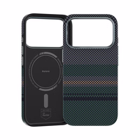 Benks magnetinis Armor Pro Aurora Kevlar 600D dėklas (C069) Iphone 17 Pro telefonui (su kameros valdymo mygtuku)