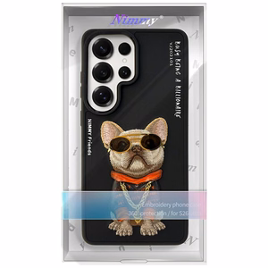 Nimmy Glasses Cool Dog dėklas Samsung Galaxy S26 Ultra juodas