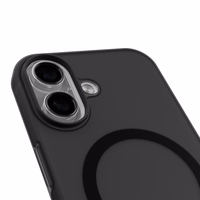 Puro Daylight Magnetinis suderinamas silikoninis dėklas telefonui iPhone 17 - permatomas juodas