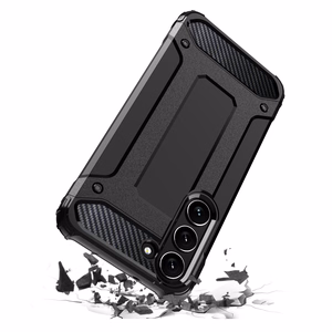 Šarvuotas Carbon dėklas telefonui Samsung Galaxy A17 5G juodas