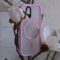 Liavec minkštas dėklas skirtas Iphone 17 violetinis