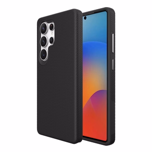 Dėklas Perfectionists Triangle Case Samsung S938 S25 Ultra juodas