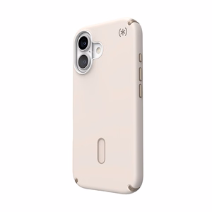 Speck Presidio2 Pro dėklas su MagSafe ir ClickLock, skirtas iPhone 16, „Bleached Bone/Heirloom Gold“