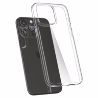 Dėklas telefonui Spigen Airskin Hybrid iPhone 15 Pro Max - skaidrus (m)
