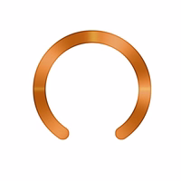 "Tech-Protect" MMP-210 MagSafe 2 vnt. magnetinis žiedas - oranžinis / juodas