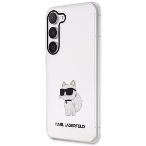 Karl Lagerfeld KLHCS23MHNCHTCT S23+ S916 permatomas kietasis dėklas Ikonik Choupette