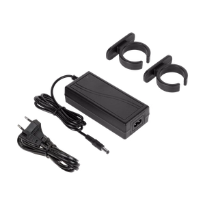 60 W aktyvioji kolonėlė su 2 belaidžiais UHF mikrofonais, SD, Bluetooth, FM, USB ir LED