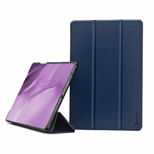 Dėklas Reach Smart Leather Lenovo Tab P11 Pro Gen 2 TB132FU tamsiai mėlynas