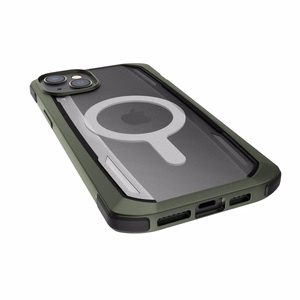 Raptic X-Doria Apsauginis dėklas iPhone 14 Plus su Magnetine šarvuota danga žalia