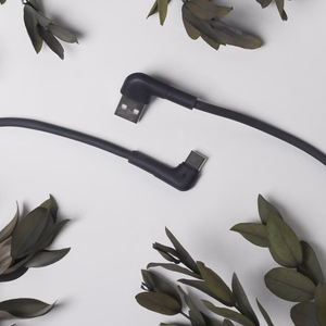 Maxlife MXUC-09 kampinis kabelis USB - USB-C 2,0 m 3A juodas