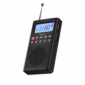 Radijo imtuvas Hoco (HI51) FM AM Bluetooth (700mAh 3w) juodas