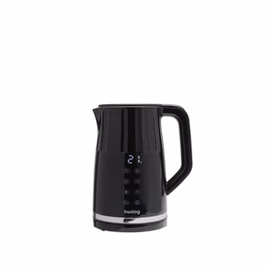 Huslog grooved kettle with touch panel black 1,7L 2200W