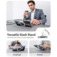 ESR Classic Hybrid Kickstand MagSafe dėklas "Samsung Galaxy S26" - skaidrus