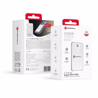 Išorinė baterija saderinta su MagSafe Forcell F-Energy SuperSlim F5K8 QC4.0 PD3.0 15W 5000 mAh balta