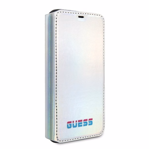 Guess GUFLBKN65BLD iPhone 11 Pro Max silver/silver book Iridescent