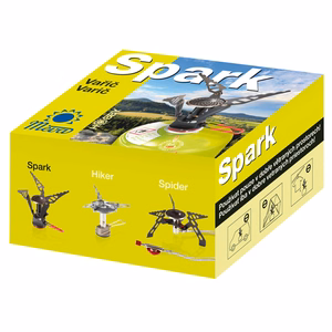 Meva SPARK turistinė dujinė viryklė, skirta srieginėms arba vožtuvinėms dujų kasetėms, 2,6 kW, 80 g