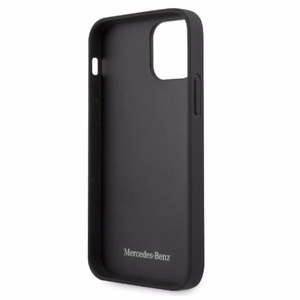 Mercedes Odinis žvaigždžių rašto dėklas iPhone 12 Pro Max - juodas