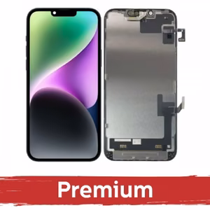 Ekranas skirtas iPhone 14 juodas (Hard OLED / Premium) /*Removable IC*/
