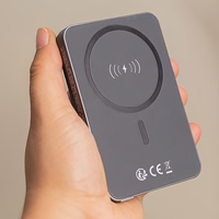 "Forever" belaidis maitinimo šaltinis MATB-200 20W PD 5000 mAh magnetinis juodas