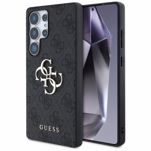 Guess Big 4G Logo Classic Logo dėklas telefonui Samsung Galaxy S25 Ultra juodas