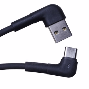Maxlife MXUC-09 угловой кабель USB - USB-C 1,0 m 3A черный
