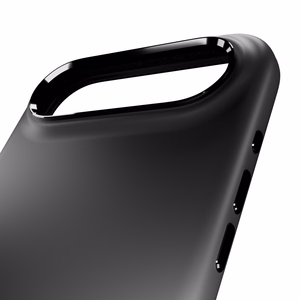 Pure Icon Magnetinis Pro skystas silikoninis dėklas iPhone 17 Air, MagSafe suderinamas, su kameros apsauga ir aliuminio mygtukais - juodas