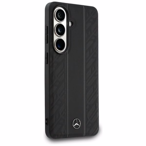 Mercedes Laurel Leaves Vertical Stripes MagSafe Dėklas for Samsung Galaxy S26 - juodas