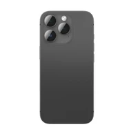 AmazingThing AR aliuminio 3 objektyvų stiklas su objektyvo rėmeliu iPhone 16 Pro / 16 Pro Max - juodas