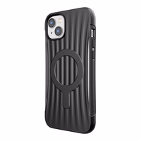 Raptic X-Doria Clutch dėklas iPhone 14 Plus su Magnetine galinė juoda danga