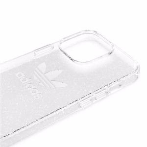 Adidas OR Apsauginis Skaidrus Dėklas Blizgučiai iPhone 13 Pro / iPhone 13 - Skaidrus Sidabras