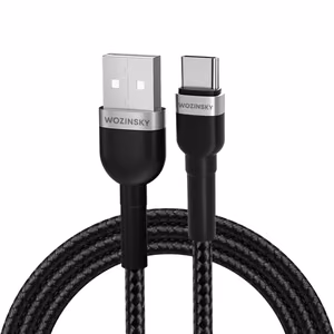 Wozinsky WNBAC2 кабель USB-A USB-C 2.4A 2м - чёрный