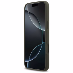 Guess силиконовый чехол с треугольным логотипом MagSafe для iPhone 17 Pro Max - зеленый