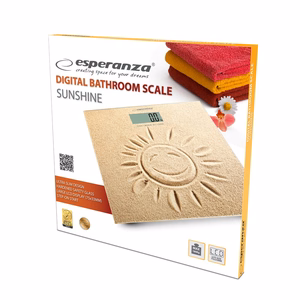 Esperanza EBS006 personal scale Electronic personal scale Square Beige