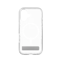 ZAGG Crystal Palace Snap dėklas telefonui su stovu MagSafe iPhone 16 Pro - skaidrus