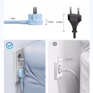 Orico PDC25 25W 6in1 maitinimo blokas 2x AC + 2x USB-A + 2x USB-C - mėlynas