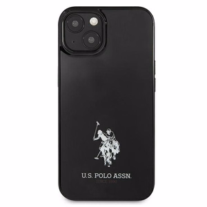 US Polo USHCP13SUMHK iPhone 13 mini 5.4" juodas/juodas kietas dėklas Horses Logo