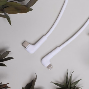 Maxlife MXUC-09 kampinis kabelis USB-C - Lightning 1,0 m 27W baltas