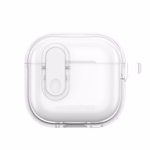AmazingThing Minimalus ausinių dėklas AirPods 4 – skaidrus