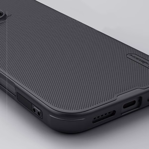 Nillkin Super Frosted Shield Pro dėklas iPhone 16 Pro Max - juodas