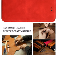 Dėklas Business Style Xiaomi Redmi Note 15 Pro 4G raudonas