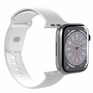Puro Icon silikoninis dirželis Apple Watch 38/40/41 mm - baltas (2 vnt.)