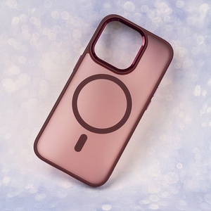 Frozen Mag dėklas for iPhone 17 Pro 6,3" raudonas open ring