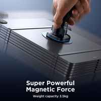 Joyroom JR-ZS400 magnetinis automobilinis telefono laikiklis prietaisų skydeliui - juodas