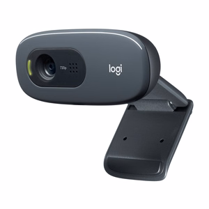 Logitech 960-001063 internetinė kamera 3 MP 1280 x 720 pikseliai USB Pilka, Tamsiai Pilka